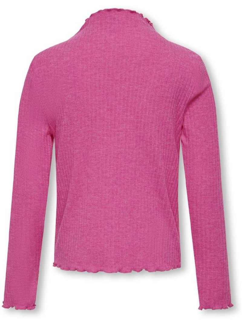 ONLY Kids Kognella Roze T-shirt met Lange Mouwen voor Meisjes Roze - Kiabi