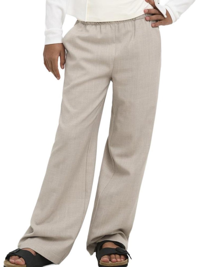 ONLY Kids Kognina Beige Fluwelen Broek voor Meisjes Beige - Kiabi