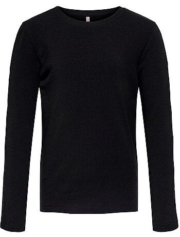 Only kids kognina box t-shirt zwart voor meisjes
