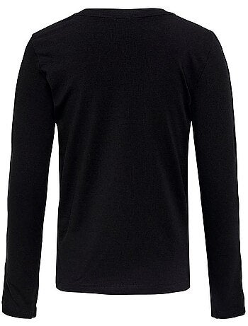 Only kids kognina box t-shirt zwart voor meisjes