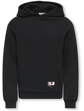 Only kids kognoomi zwarte meisjes sweatshirt