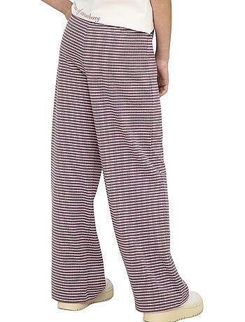 Only kids kogpamia roze/witte fluwelen broek voor meisjes