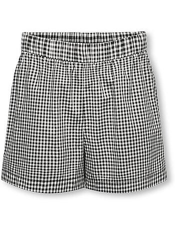 Only kids kogsmilla korte broek voor meisjes zwart/ecru