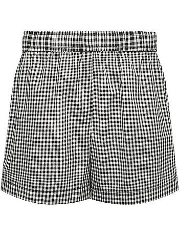 Only kids kogsmilla korte broek voor meisjes zwart/ecru