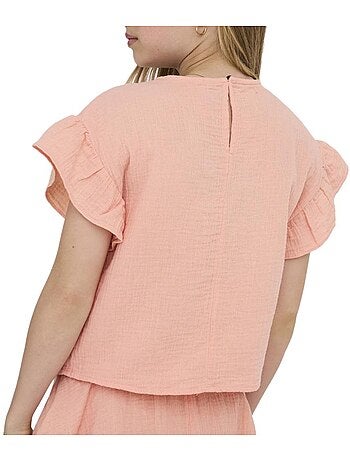 Only kids kogthyra t-shirt voor meisjes, oranje