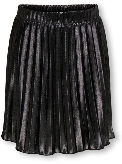 ONLY Kids Lyon Grijze Geplooide Metallic Rok voor Meisjes - Kiabi