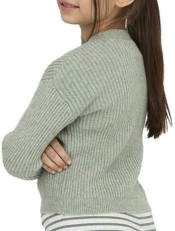 Only kids meisjes gilet groen kogpiumo