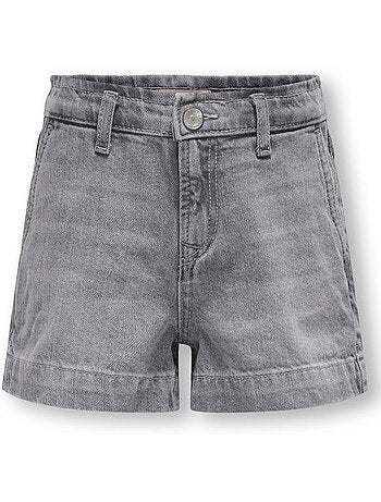 Only kids meisjes grijze korte broek kogcomet