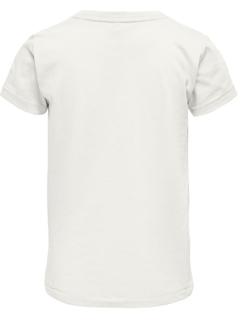ONLY Kids Meisjes T-shirt Gebroken Wit Kogwendy Ecru - Kiabi