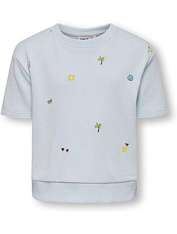 Only kids meisjes t-shirt kmgsolina blauw