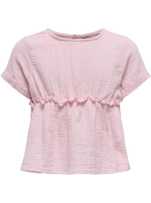 ONLY Kids T-shirt Roze Meisjes KMGTHYRA - Kiabi ONLY Kids T-shirt Roze Meisjes KMGTHYRA - Kiabi