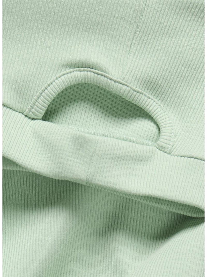 ONLY Kinder T-shirt Meisjes Groen Cutout Top Groen - Kiabi