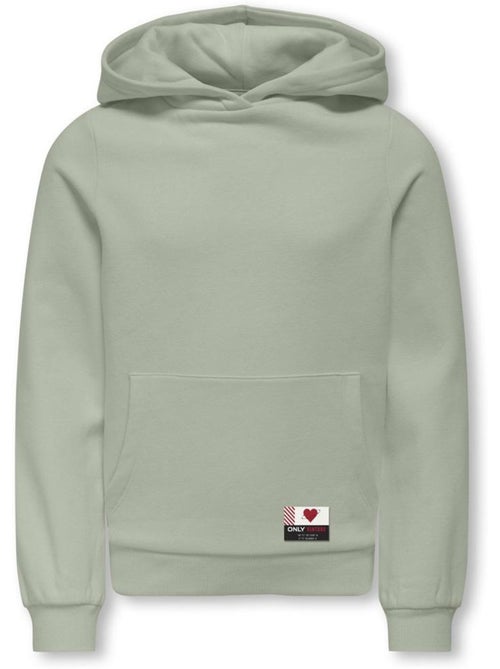 ONLY Kognoomi Groene Meisjes Sweatshirt - Kiabi ONLY Kognoomi Groene Meisjes Sweatshirt - Kiabi
