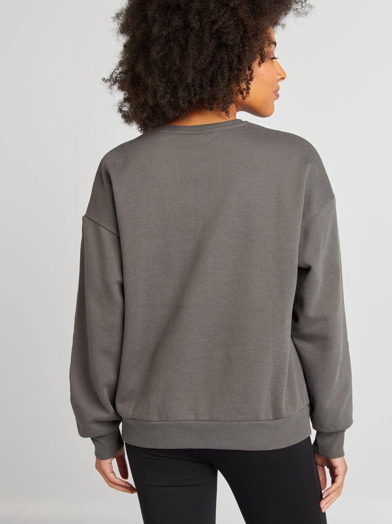 Only Maternity - Sweater met ronde hals GRIJS - Kiabi