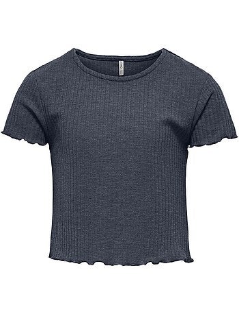 Only nella t-shirt donkergrijs meisjes