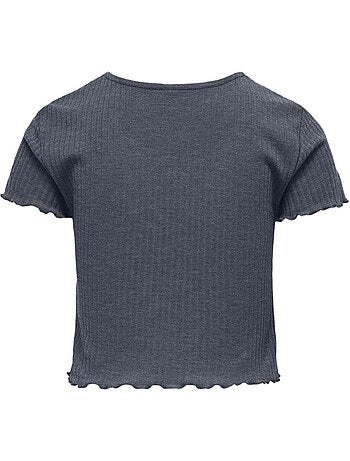 Only nella t-shirt donkergrijs meisjes