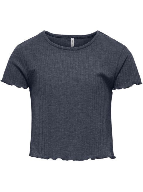 Only Nella T-shirt Donkergrijs Meisjes - Kiabi Only Nella T-shirt Donkergrijs Meisjes - Kiabi