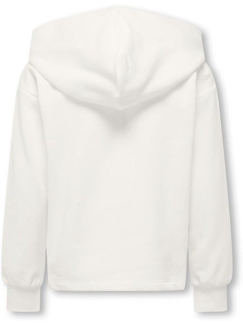 ONLY Wendy Ecru Meisjes Sweatshirt - Kiabi ONLY Wendy Ecru Meisjes Sweatshirt - Kiabi