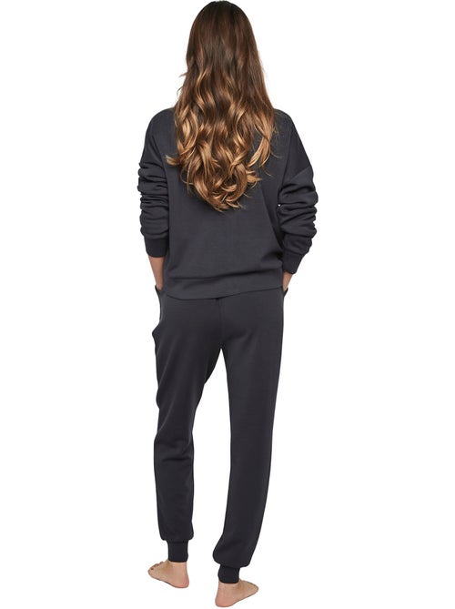 Ontspannen pyjamabroek jasje met rits p104 cozy chic - Kiabi Ontspannen pyjamabroek jasje met rits p104 cozy chic - Kiabi
