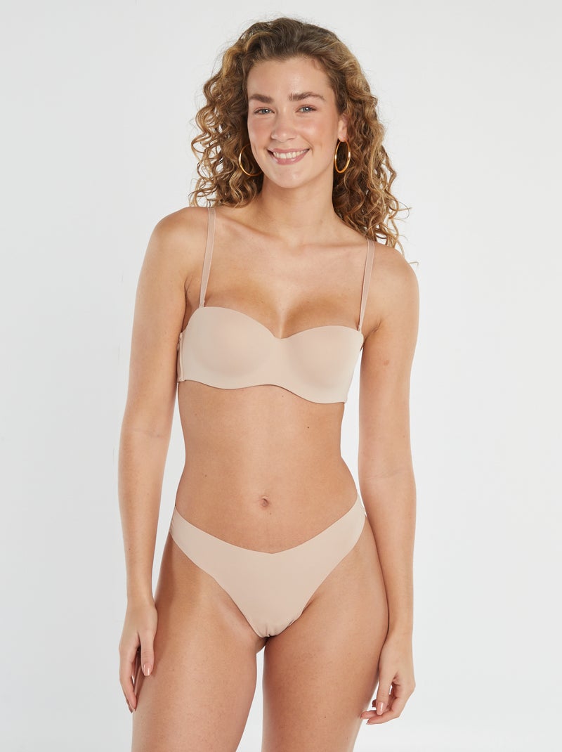 Onzichtbare bandeaubeha Rose - Kiabi