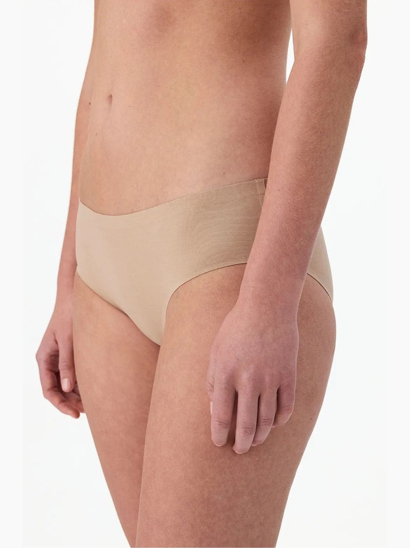 Onzichtbare hours hipster slip penti Klei-beige - Kiabi