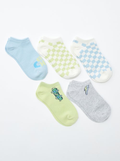 Onzichtbare sokken met print - Kiabi