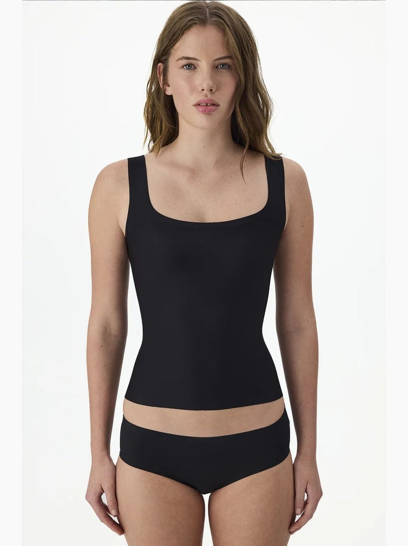Onzichtbare tanktop penti Zwart - Kiabi
