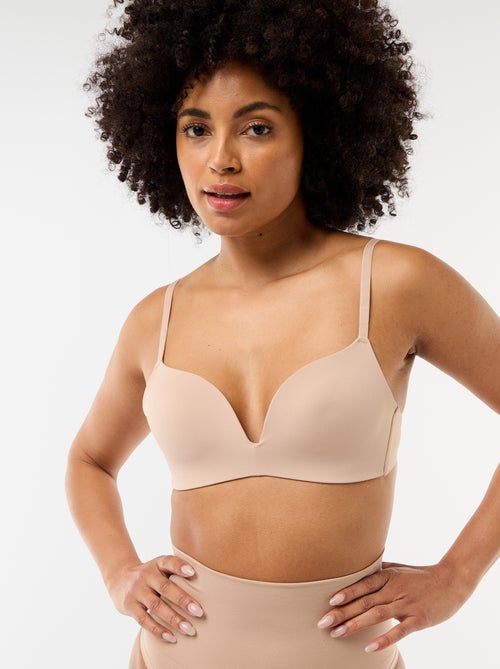 Onzichtbare triangelbeha van microvezel - Kiabi