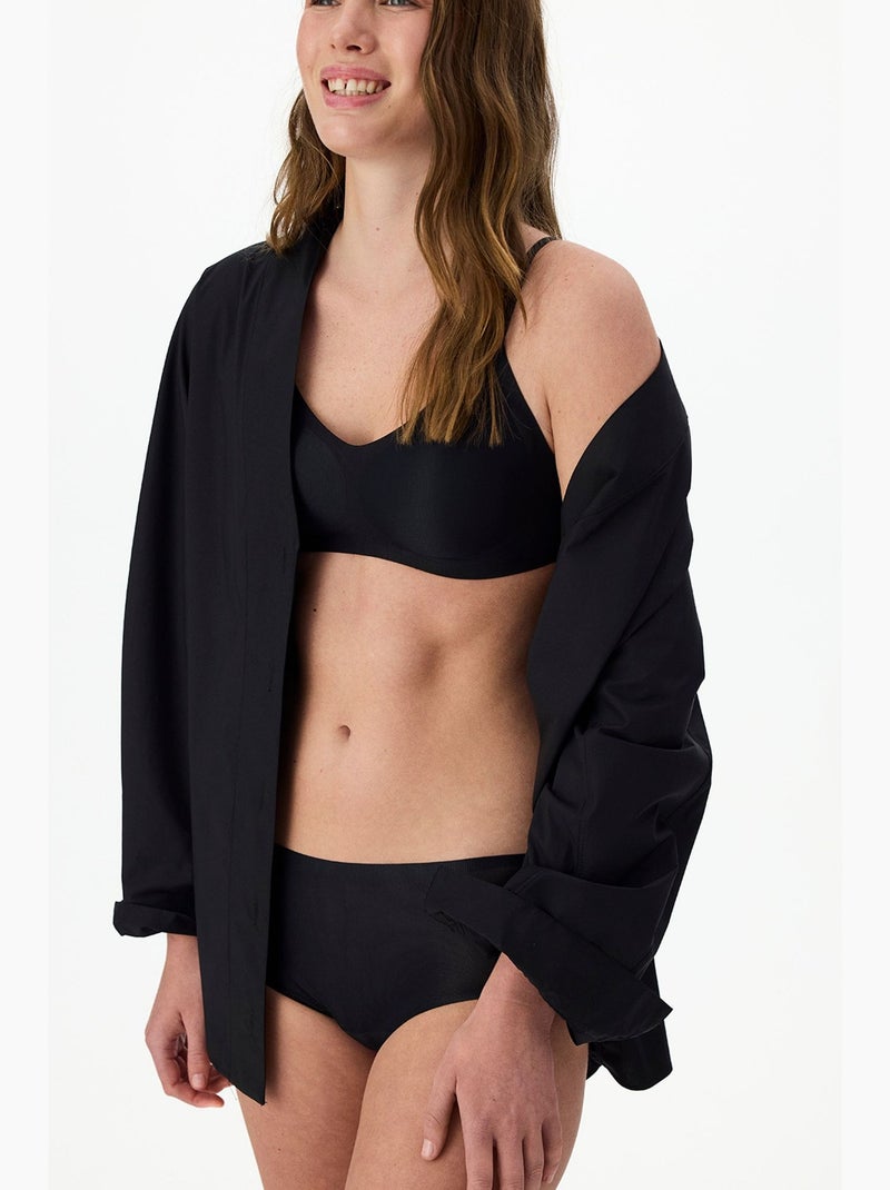 Onzichtbare zerogram hipster slip penti Zwart - Kiabi
