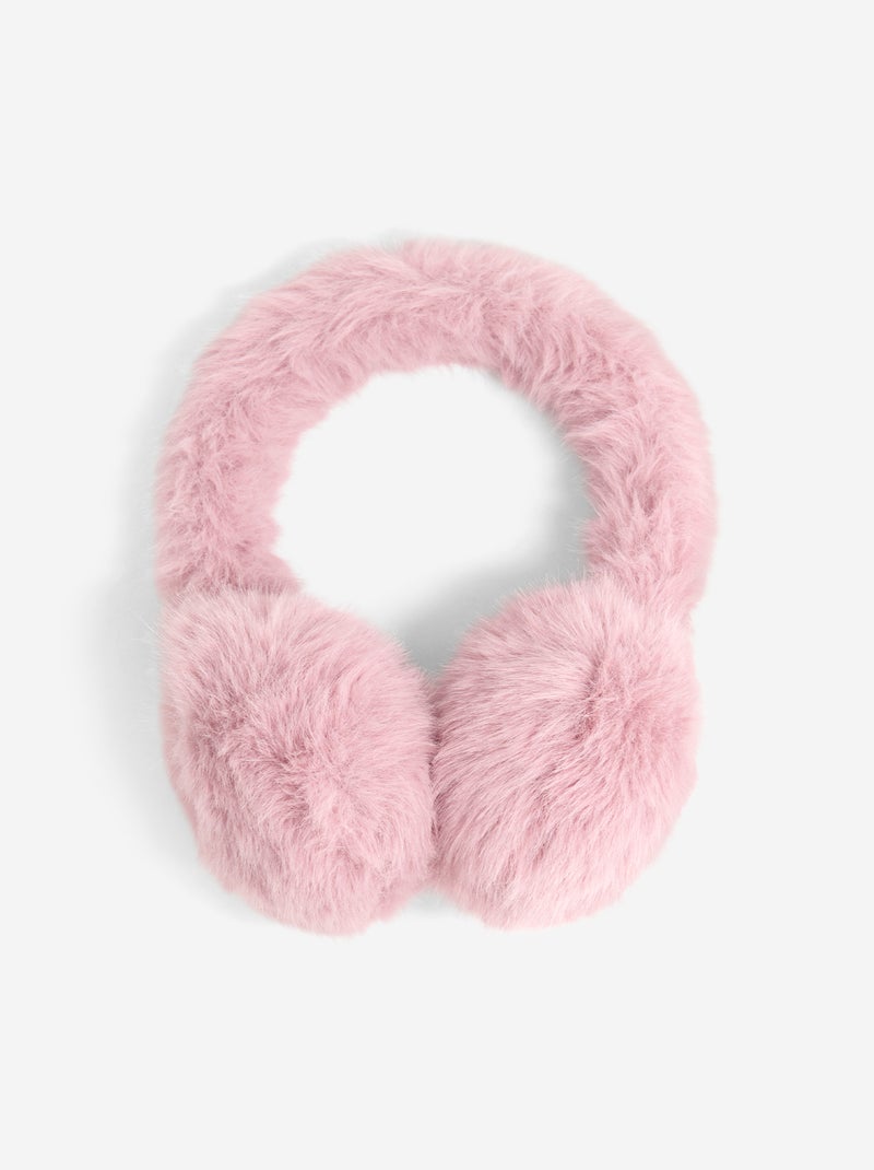 Oorwarmers van imitatiebont Rose - Kiabi