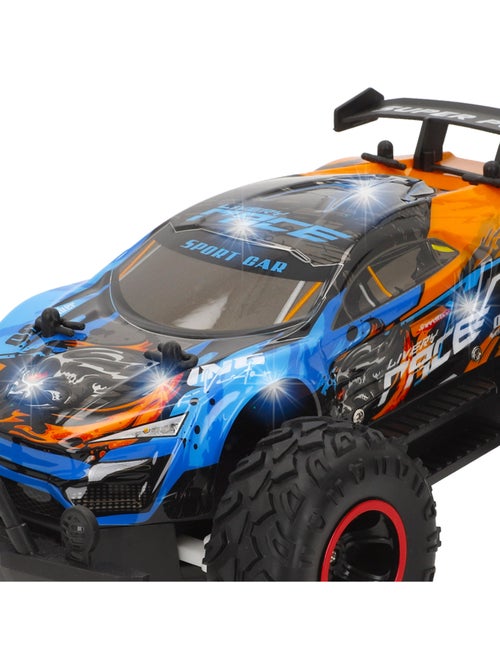 Op afstand bestuurbare auto met rubberen wielen en verlichting, schaal 1:14 speed & go - Kiabi Op afstand bestuurbare auto met rubberen wielen en verlichting, schaal 1:14 speed & go - Kiabi