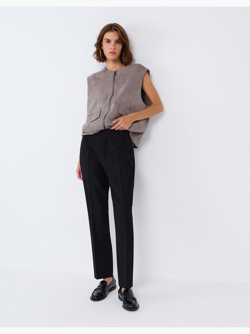 Op maat gemaakte broek, mo fashion Zwart - Kiabi