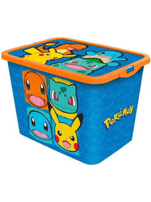 Opbergdoos Pokémon 23L met deksel met klepdop - 38 x 28 x 27 cm - Kiabi