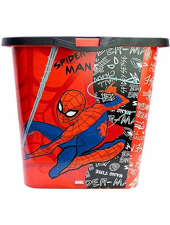 Opbergdoos Spider-Man 23 L met deksel met clic