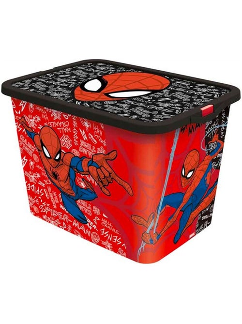 Opbergdoos Spider-Man 23 L met deksel met clic - Kiabi