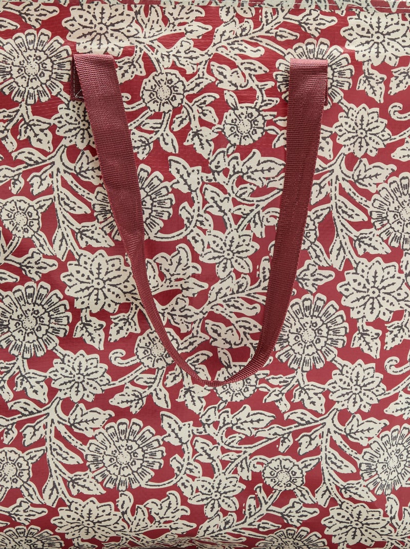 Opbergtas met print Rood - Kiabi