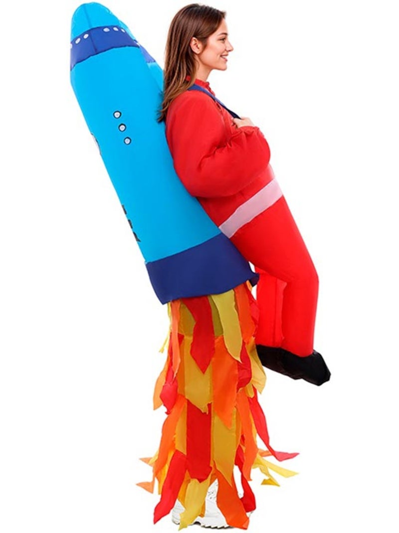 Opblaasbaar raketkostuum Multicolor - Kiabi
