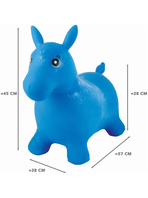 Opblaasbare springpony met pluche pak - Kiabi Opblaasbare springpony met pluche pak - Kiabi