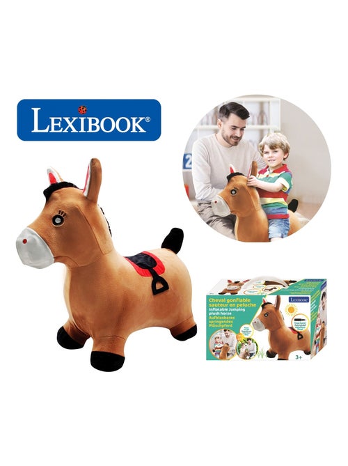 Opblaasbare springpony met pluche pak - Kiabi Opblaasbare springpony met pluche pak - Kiabi