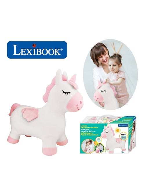 Opblaasbare springunicorn met pluche pak - Kiabi Opblaasbare springunicorn met pluche pak - Kiabi