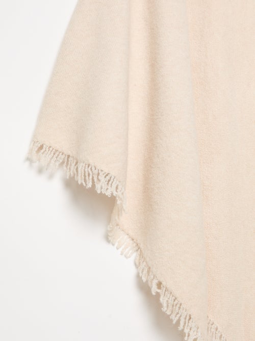 Open effen poncho - Kiabi Open effen poncho - Kiabi