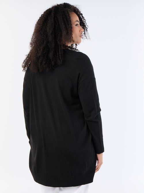 Open lang vest van fijne breistof - Kiabi Open lang vest van fijne breistof - Kiabi