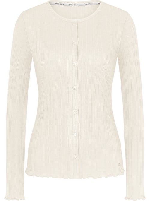 Open pyjamatop met lange mouwen versatile rib - Kiabi Open pyjamatop met lange mouwen versatile rib - Kiabi