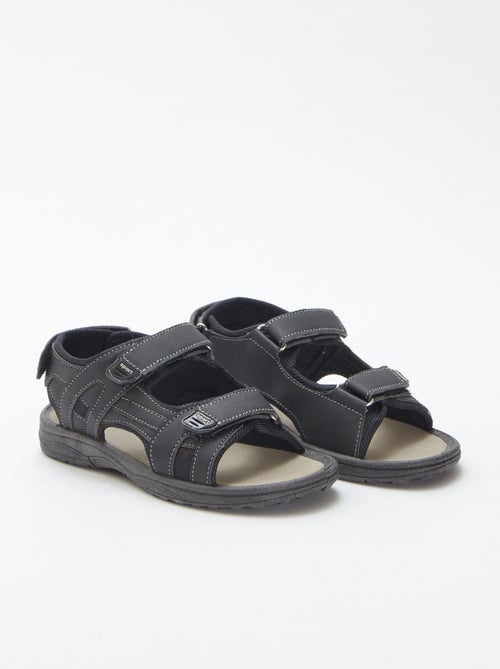 Open sandalen met klittenband - Kiabi