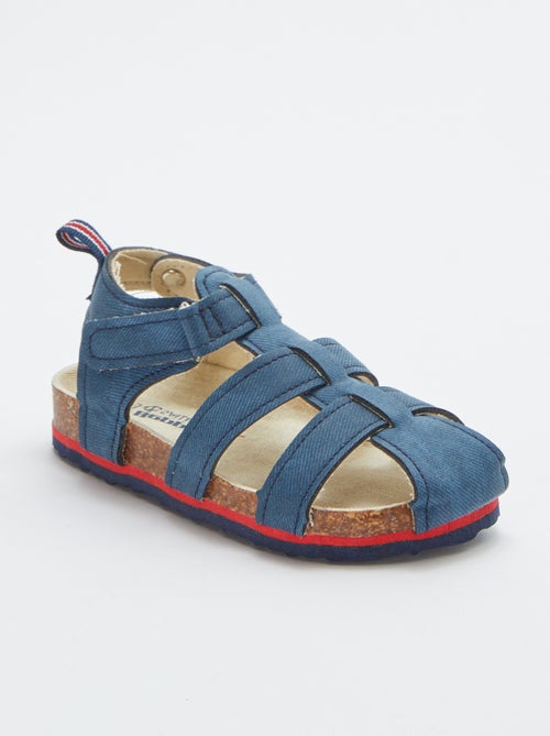 Open sandalen met kurkeffect - Kiabi