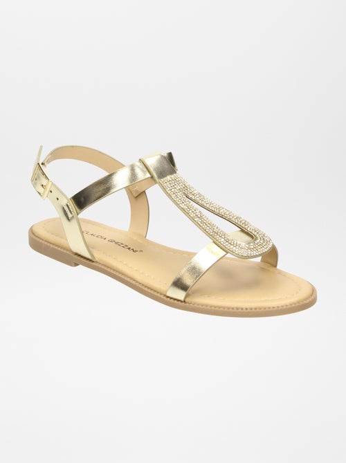 Open sandalen met stras - Kiabi