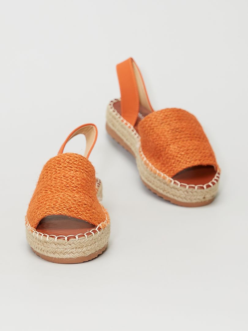 Open sandalen oranje - Kiabi