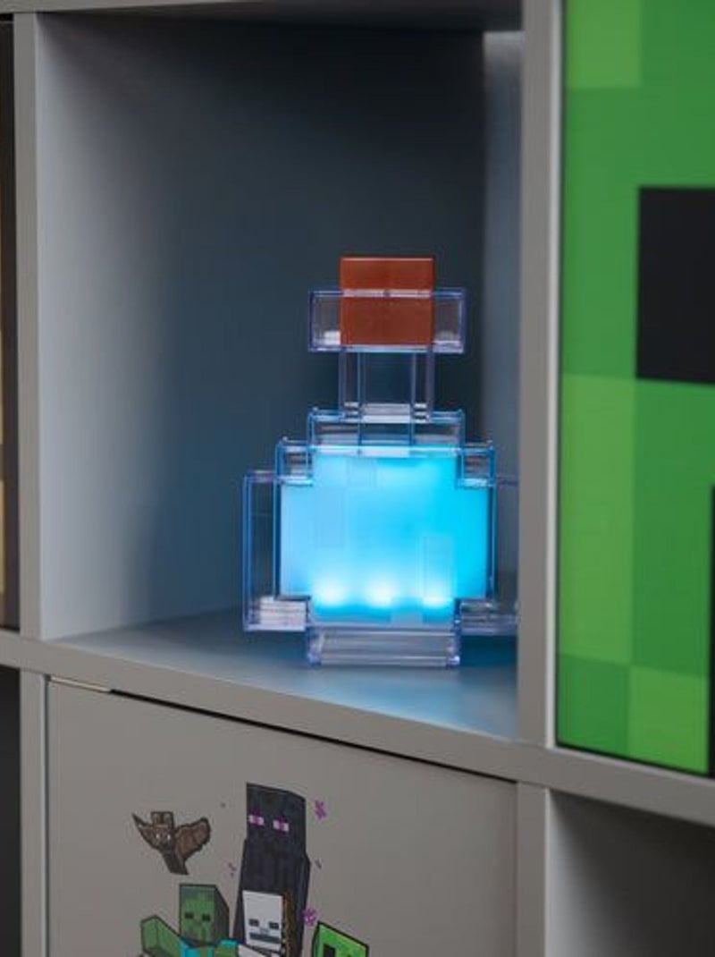 Oplaadbare LED-lamp in flesvorm via usb - 8 kleurmodi 'Roba' - Minecraft Transparant - Kiabi