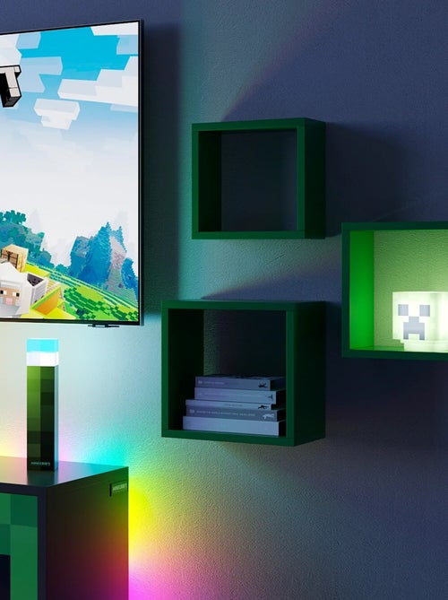 Oplaadbare LED-lamp via usb met timer 'Roba' - Minecraft - Kiabi Oplaadbare LED-lamp via usb met timer 'Roba' - Minecraft - Kiabi