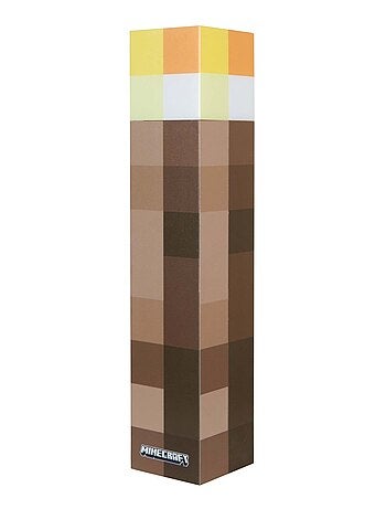 Oplaadbare LED-zaklamp via usb - 4 kleuren + wandhouder 'Roba' - Minecraft